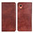 Funda de Cuero Cartera con Soporte Carcasa N01P para Samsung Galaxy A22 5G SC-56B Marron