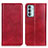 Funda de Cuero Cartera con Soporte Carcasa N01P para Samsung Galaxy F13 4G Rojo