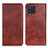 Funda de Cuero Cartera con Soporte Carcasa N01P para Samsung Galaxy M32 4G Marron