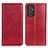 Funda de Cuero Cartera con Soporte Carcasa N01P para Samsung Galaxy M34 5G Rojo