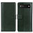 Funda de Cuero Cartera con Soporte Carcasa N02P para Google Pixel 7a 5G Verde