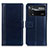 Funda de Cuero Cartera con Soporte Carcasa N02P para Xiaomi Poco X4 Pro 5G Azul