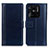 Funda de Cuero Cartera con Soporte Carcasa N02P para Xiaomi Redmi 10 Power Azul