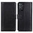 Funda de Cuero Cartera con Soporte Carcasa N02P para Xiaomi Redmi Note 11 Pro 4G Negro