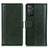 Funda de Cuero Cartera con Soporte Carcasa N02P para Xiaomi Redmi Note 11 Pro 4G Verde