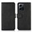 Funda de Cuero Cartera con Soporte Carcasa N02P para Xiaomi Redmi Note 12 4G Negro