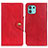 Funda de Cuero Cartera con Soporte Carcasa N03P para Motorola Moto Edge 20 Lite 5G Rojo