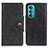 Funda de Cuero Cartera con Soporte Carcasa N03P para Motorola Moto Edge 30 5G Negro