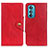 Funda de Cuero Cartera con Soporte Carcasa N03P para Motorola Moto Edge 30 5G Rojo