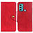 Funda de Cuero Cartera con Soporte Carcasa N03P para Motorola Moto G40 Fusion Rojo