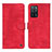 Funda de Cuero Cartera con Soporte Carcasa N03P para Oppo A56 5G Rojo