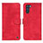 Funda de Cuero Cartera con Soporte Carcasa N03P para Oppo K9 Pro 5G Rojo