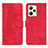 Funda de Cuero Cartera con Soporte Carcasa N03P para Realme C35 Rojo