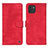 Funda de Cuero Cartera con Soporte Carcasa N03P para Samsung Galaxy A03 Rojo