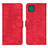 Funda de Cuero Cartera con Soporte Carcasa N03P para Samsung Galaxy F42 5G Rojo