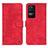 Funda de Cuero Cartera con Soporte Carcasa N03P para Xiaomi Poco F4 5G Rojo