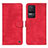 Funda de Cuero Cartera con Soporte Carcasa N03P para Xiaomi Redmi K50 5G Rojo