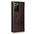 Funda de Cuero Cartera con Soporte Carcasa N04 para Samsung Galaxy Note 20 Ultra 5G Marron