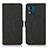 Funda de Cuero Cartera con Soporte Carcasa N04P para Motorola Moto E13 Negro