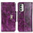 Funda de Cuero Cartera con Soporte Carcasa N04P para Motorola Moto G Stylus (2022) 4G Morado