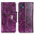 Funda de Cuero Cartera con Soporte Carcasa N04P para Motorola Moto G50 5G Morado