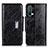 Funda de Cuero Cartera con Soporte Carcasa N04P para OnePlus Nord CE 5G Negro