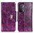 Funda de Cuero Cartera con Soporte Carcasa N04P para OnePlus Nord N200 5G Morado