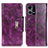 Funda de Cuero Cartera con Soporte Carcasa N04P para Oppo F21s Pro 4G Morado