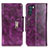 Funda de Cuero Cartera con Soporte Carcasa N04P para Oppo K9 Pro 5G Morado