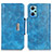 Funda de Cuero Cartera con Soporte Carcasa N04P para Realme GT Neo2 5G Azul Cielo