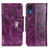 Funda de Cuero Cartera con Soporte Carcasa N04P para Samsung Galaxy A03 Core Morado