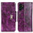 Funda de Cuero Cartera con Soporte Carcasa N04P para Samsung Galaxy A13 4G Morado