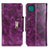 Funda de Cuero Cartera con Soporte Carcasa N04P para Samsung Galaxy A22 5G Morado