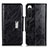 Funda de Cuero Cartera con Soporte Carcasa N04P para Sony Xperia 10 IV SO-52C Negro