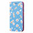 Funda de Cuero Cartera con Soporte Carcasa N05 para Samsung Galaxy Note 20 5G Azul Cielo