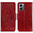 Funda de Cuero Cartera con Soporte Carcasa N05P para Motorola Moto G14 Rojo