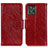 Funda de Cuero Cartera con Soporte Carcasa N05P para Motorola ThinkPhone 5G Rojo