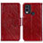 Funda de Cuero Cartera con Soporte Carcasa N05P para Nokia C22 Rojo