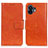 Funda de Cuero Cartera con Soporte Carcasa N05P para Nothing Phone 2 Naranja