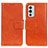 Funda de Cuero Cartera con Soporte Carcasa N05P para OnePlus 9RT 5G Naranja