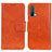 Funda de Cuero Cartera con Soporte Carcasa N05P para OnePlus Nord CE 5G Naranja