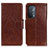 Funda de Cuero Cartera con Soporte Carcasa N05P para OnePlus Nord N200 5G Marron