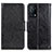 Funda de Cuero Cartera con Soporte Carcasa N05P para Oppo K9 5G Negro