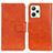 Funda de Cuero Cartera con Soporte Carcasa N05P para Realme C35 Naranja