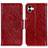 Funda de Cuero Cartera con Soporte Carcasa N05P para Samsung Galaxy F04 Rojo