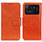 Funda de Cuero Cartera con Soporte Carcasa N05P para Xiaomi Mi 11 Ultra 5G Naranja