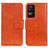 Funda de Cuero Cartera con Soporte Carcasa N05P para Xiaomi Poco F4 5G Naranja