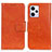 Funda de Cuero Cartera con Soporte Carcasa N05P para Xiaomi Redmi Note 12 Explorer Naranja