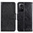 Funda de Cuero Cartera con Soporte Carcasa N05P para Xiaomi Redmi Note 12S Negro