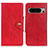 Funda de Cuero Cartera con Soporte Carcasa N06P para Google Pixel 8 Pro 5G Rojo